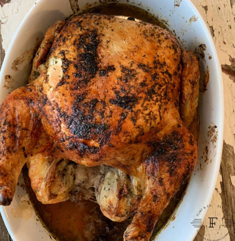 Herb Roasted, Crispy Skin Chicken - A Never Fail Recipe