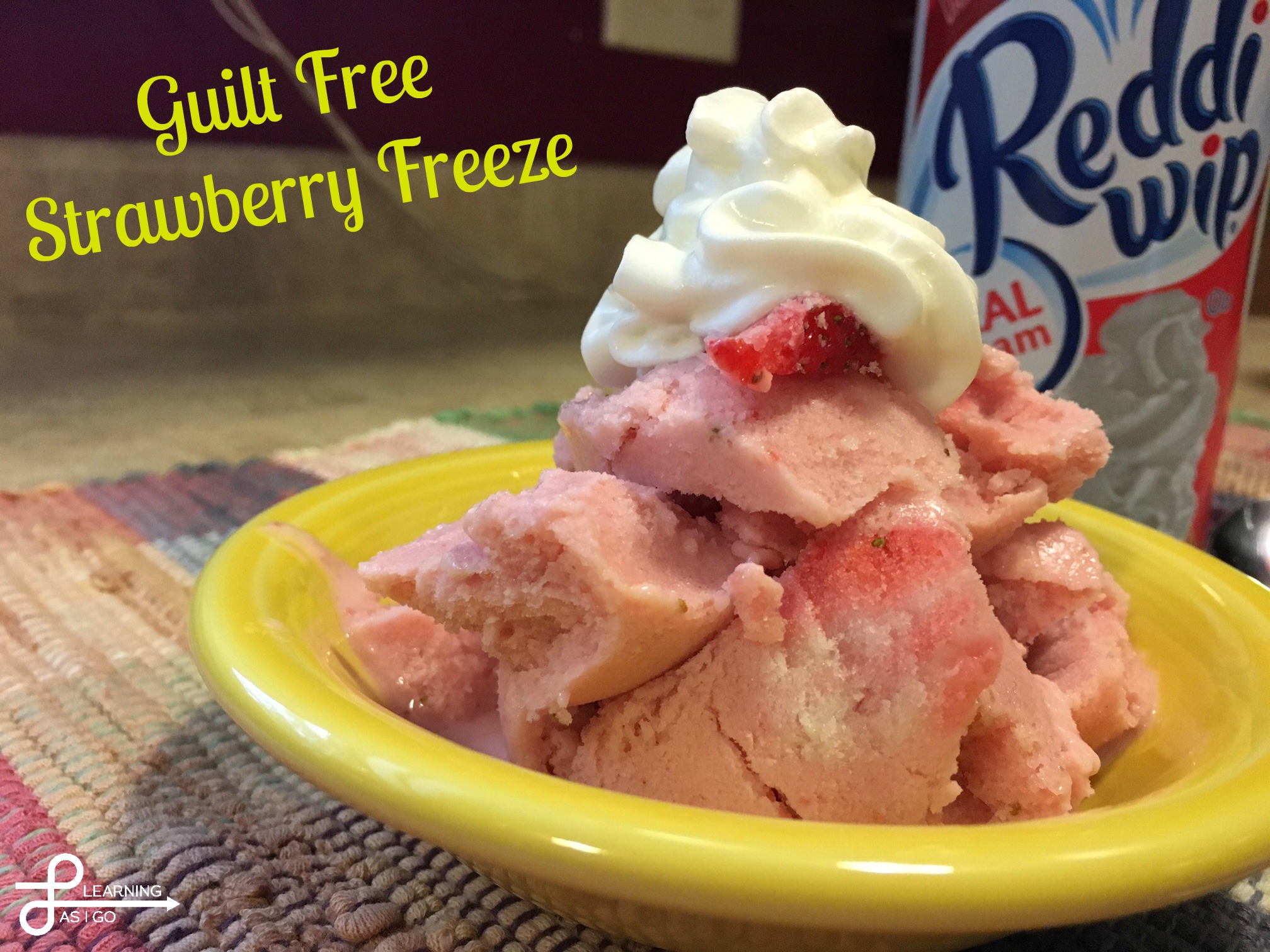 Guilt Free Strawberry Freeze