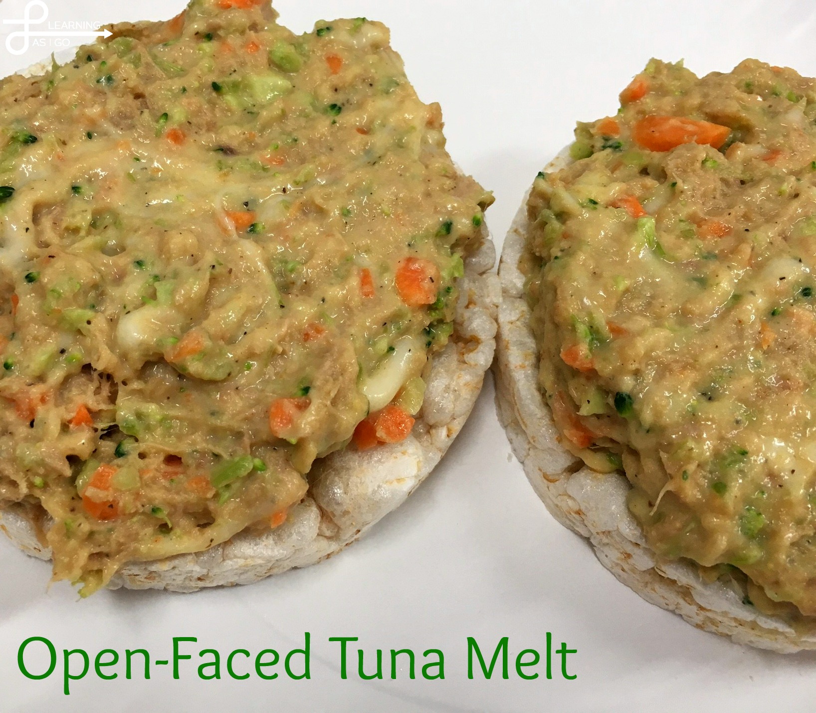 “Clean” Open-Faced Tuna Melt – A Healthy Alternative