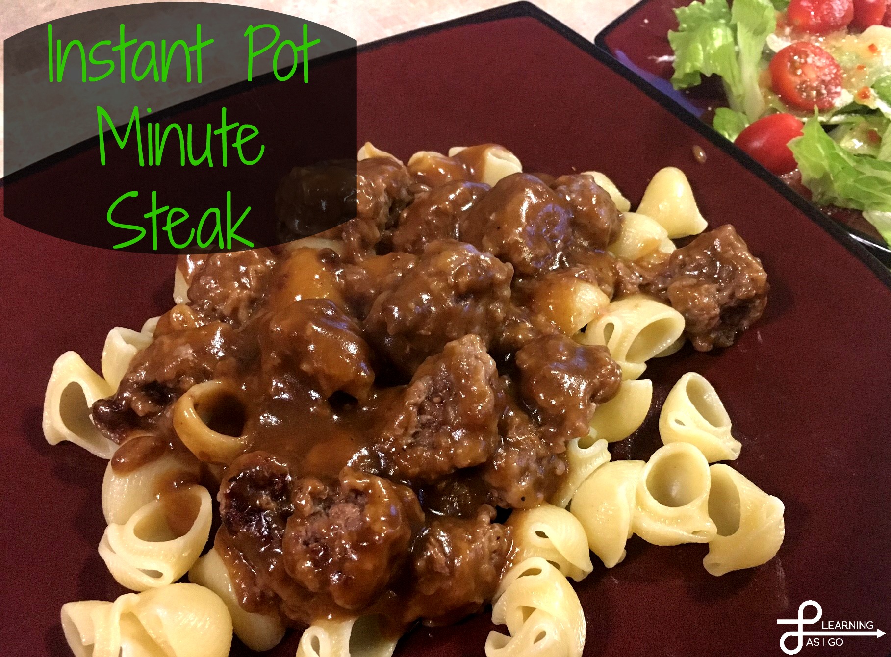 Instant Pot Minute Steak