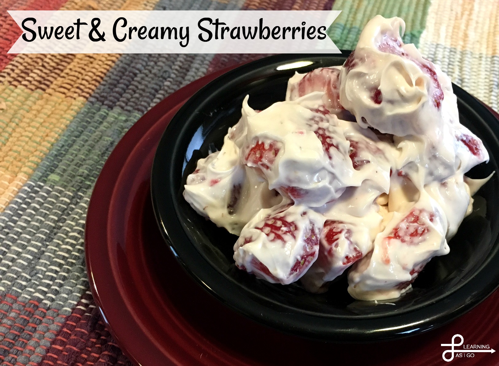 Sweet & Creamy Strawberries – Keto Friendly 